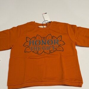 Kids Orange crewneck